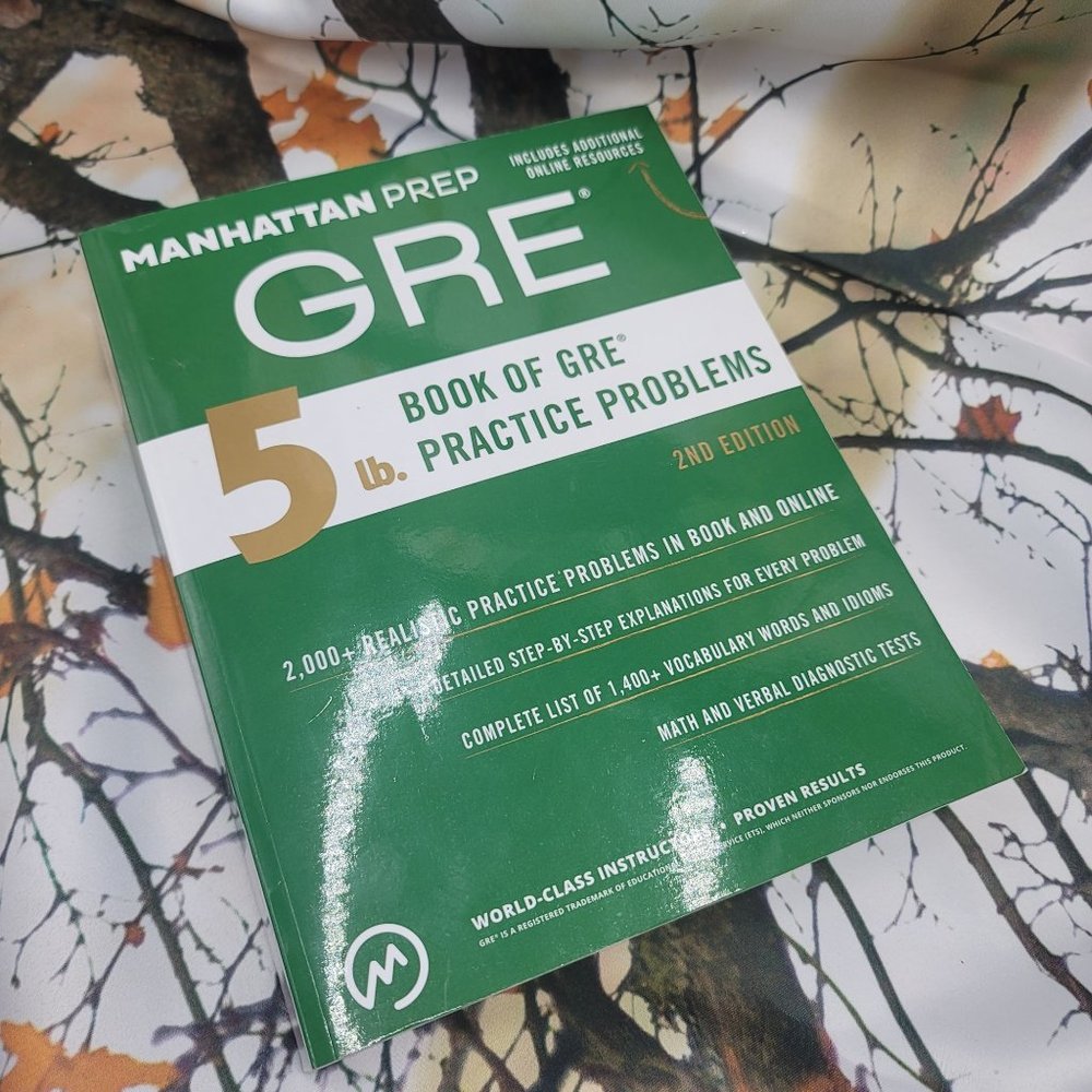 GRE Practice Problems Book Manhattan Prep 2nd Edition Testing Material Guide